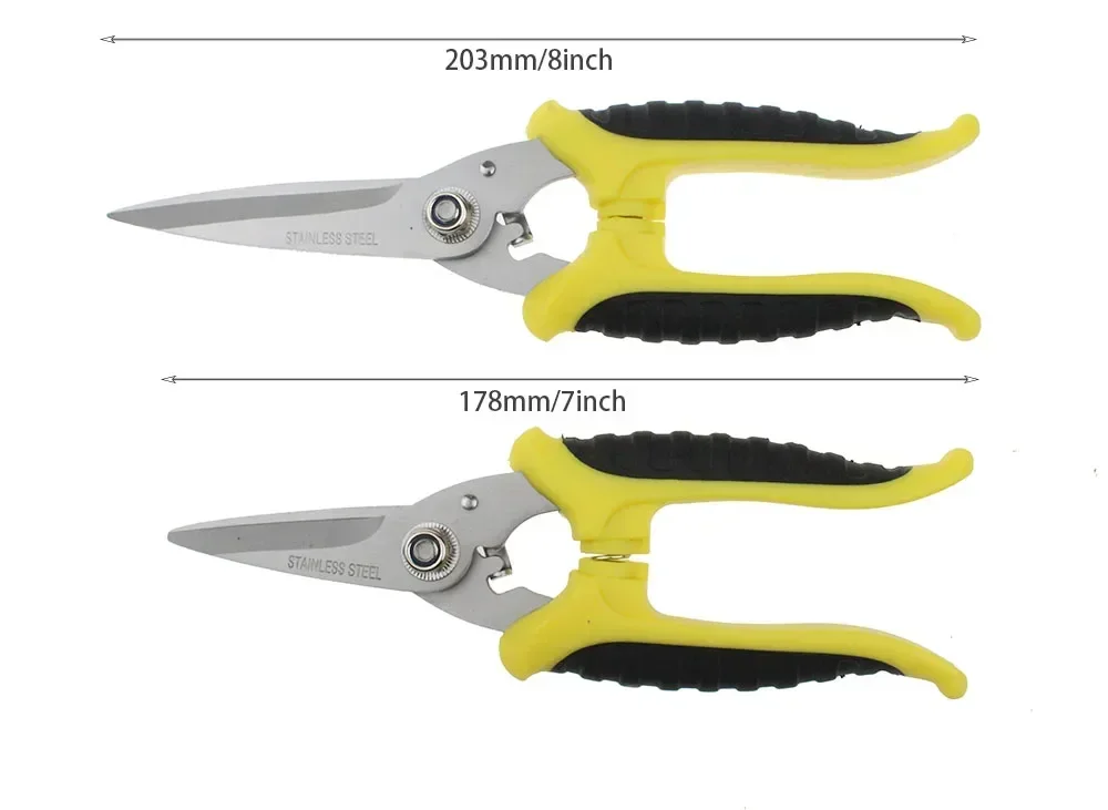 1Pc New 7/8 Inches Electronic Scissors Wire Cable Cutting Cutter Multifunctional Pliers Durable Hand Tool