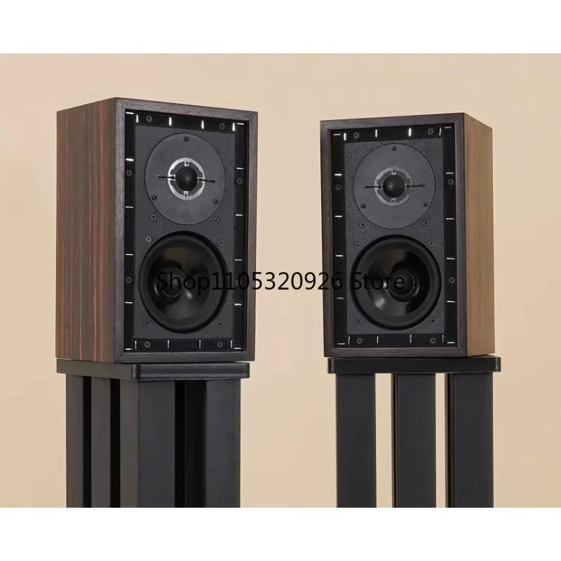 LS3/5A Monitor Bookshelf HIFI Speakers 83dB Passive Classic 11 Ohms Version Plywood Speaker Box 15 Ohms LS3/5A