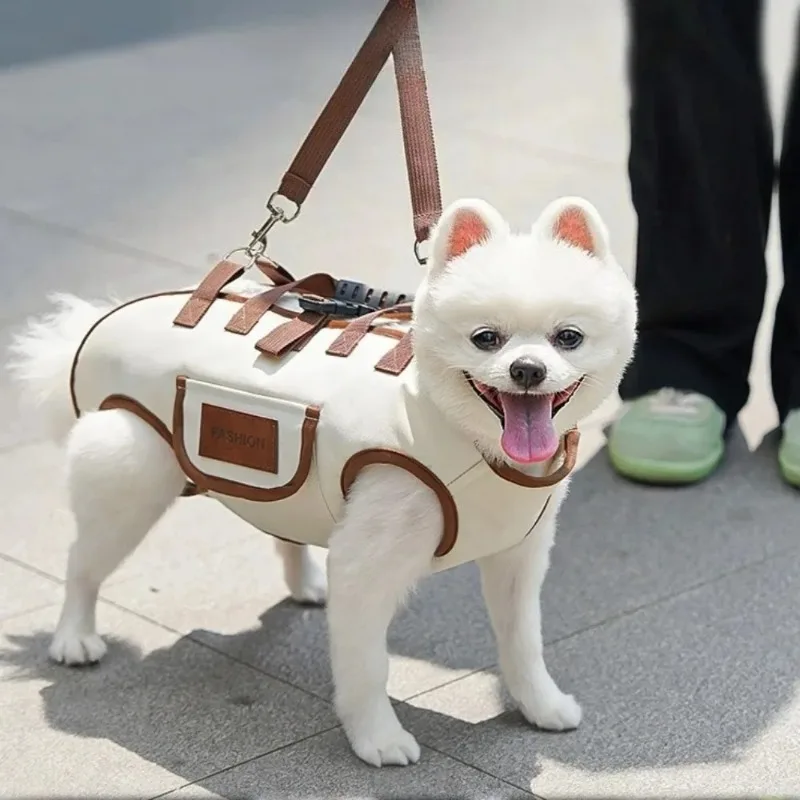 Small and medium-sized dogs, pets,going out,portable goods, four-legged shoulder traction, breathable hand carrying cat backpack