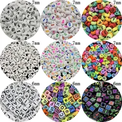 Acrylic Drip Oil Letter Beads Colorful Transparent Single Letter Scattered Beads Symbol Beads DIY Accessories Puzzle
