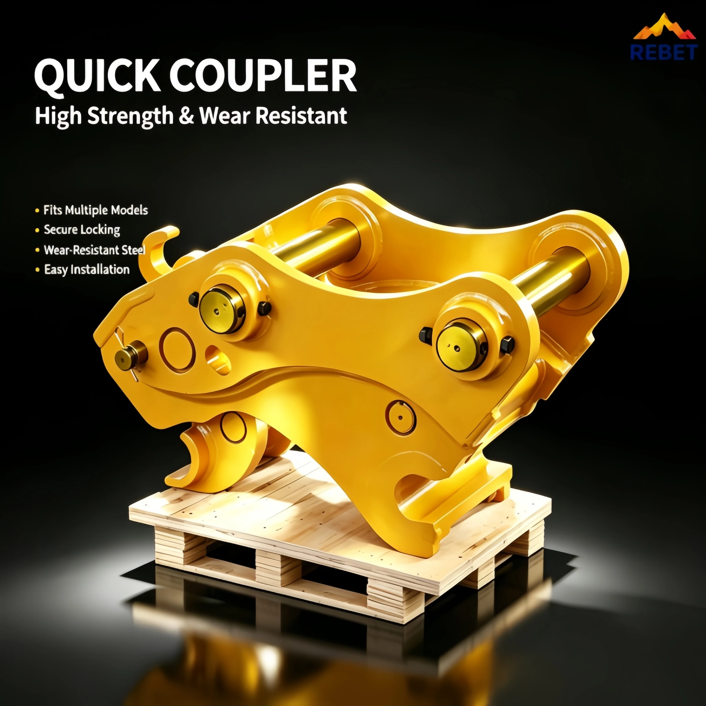Multi-model Compatible Hydraulic Quick Coupler Double Safety Lock Excavator Bucket Fast Hitch