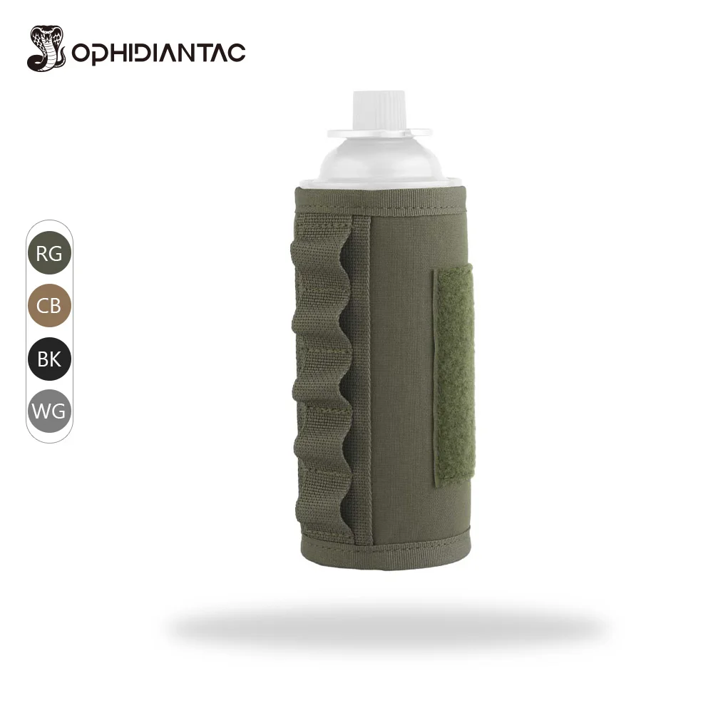 OPHIDIANTAC التخييم في الهواء الطلق معلقة طويلة خزان الغاز حامل التمويه نزهة خزان الغاز كيس التخزين #1