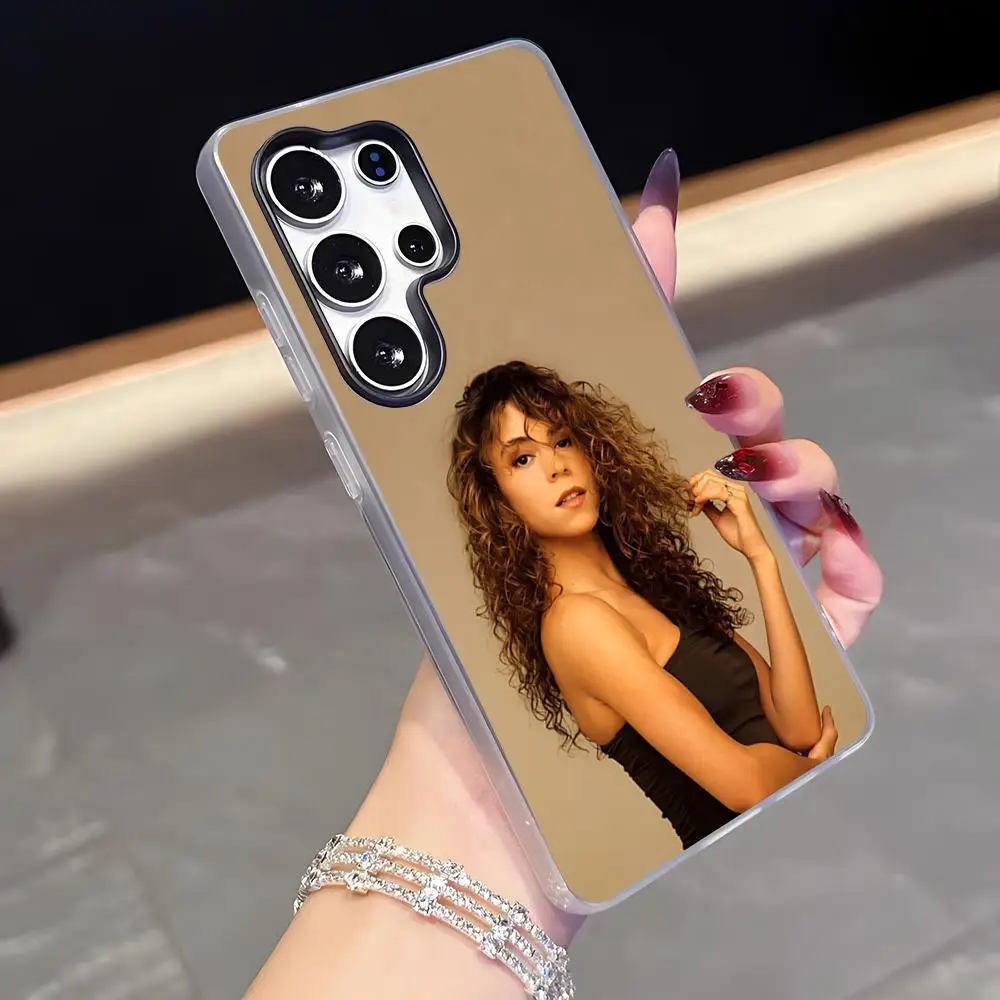 Singer M-Mariah Carey Phone Case For Samsung A56 A14 5G A34 A36 A33 A26 A16 Shockproof Jelly Cover