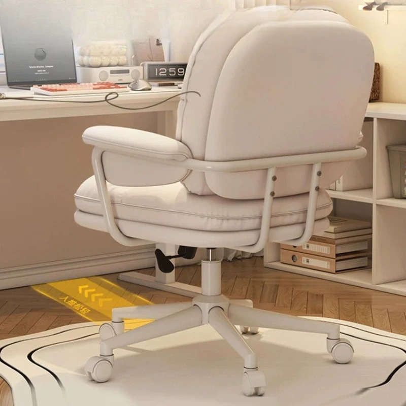 Recliner Salon Accent Office Chair Luxury Mobile Rolling Office Chair Comfortable Computer Cadeira Ergonomica Salon Furniture