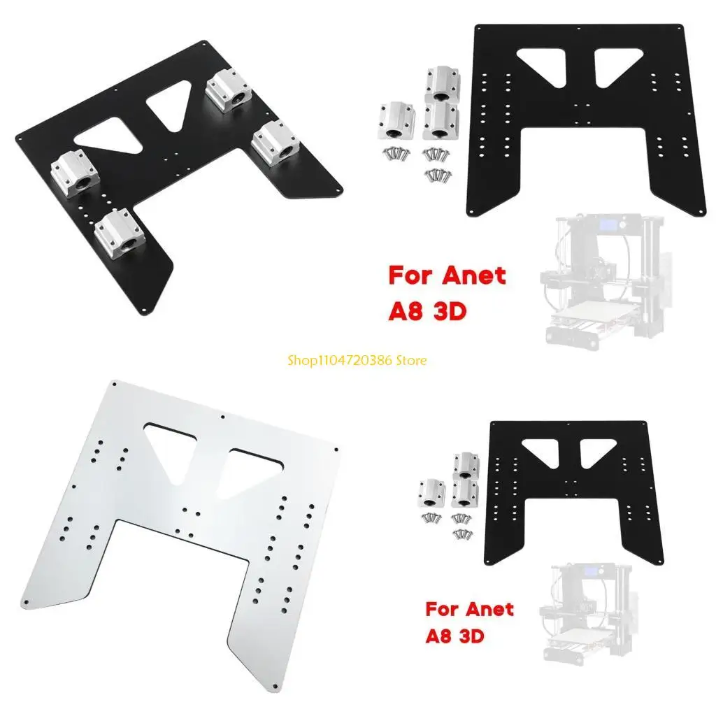

K0EA, толщина 6 мм, черный модернизированный кронштейн для парника, опора Y, каретка, анодированный алюминий