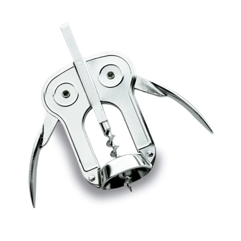 Modern stainless steel professional wine opener with four-in-one function
