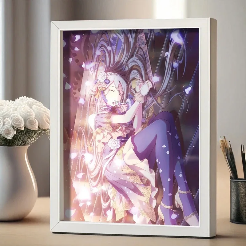 애니메이션 월드 플랜 컬러풀 스테이지 샤오자키 기념 사진 액자 코스프레 만화 장식품