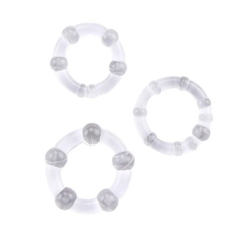 Silicone Penis Ring For Men Penis Exerciser Cock Ring Scrotum Glans Lock Delay Ejaculation Male Masturbator Sex Toys Man Erotic