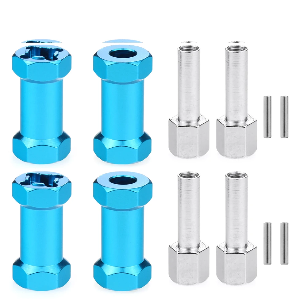 4Pcs 12mm Wheel Spacer Hex Hub Coupler Adapter 25mm Extension For 1/10 RC Crawler Scx10 D90 Components