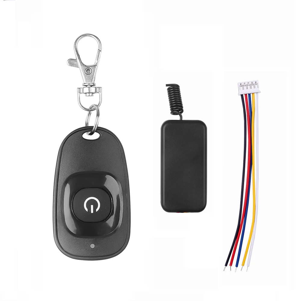 433Mhz DC5V-12V Power Switch LED Light Stick 1CH  Relay Wireless RF Remote Control 433mhz Switch  with Receiver Transmitter