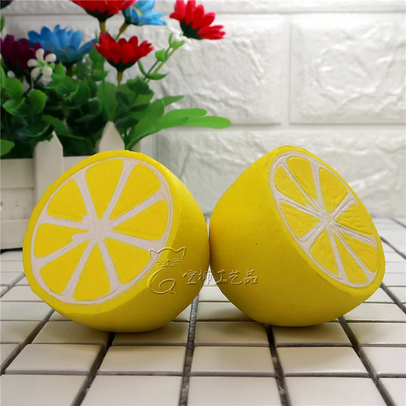 lemon squishy Slow Rising Scented Soft Bread Cake Squeeze Kids Grownups Stress Relief Toy