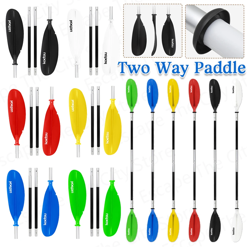 

Kayak Boat Paddle Aluminium Alloy Double-Head Two Way Paddle Surfpaddle Stand Up Paddleboard Paddles For Outdoor Water Sports