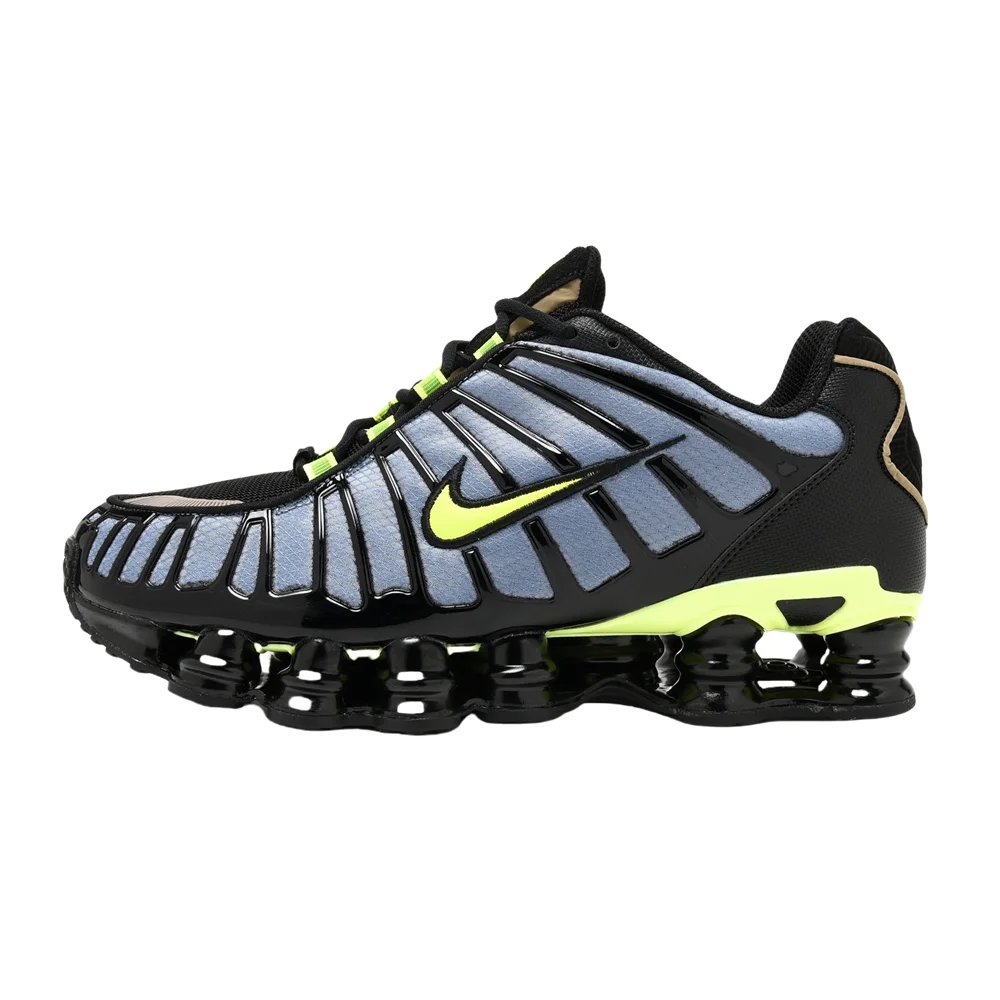 

Nike Original Shox TL Retro Full Palm Air Column Cushioning Breathable Sports Casual Running Shoes Men Black-Green CI7692-400