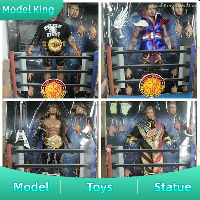 16cm New Japan Pro Wrestling Figures Super 7 Okada Will Action Figure PVC Figurine Statue Collectible Model Ornament Toys Gifts