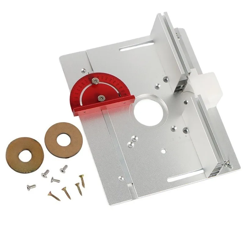 For woodworking bakelite milling and trimming machine, with backer push ruler 2-in-1 workbench power tools
