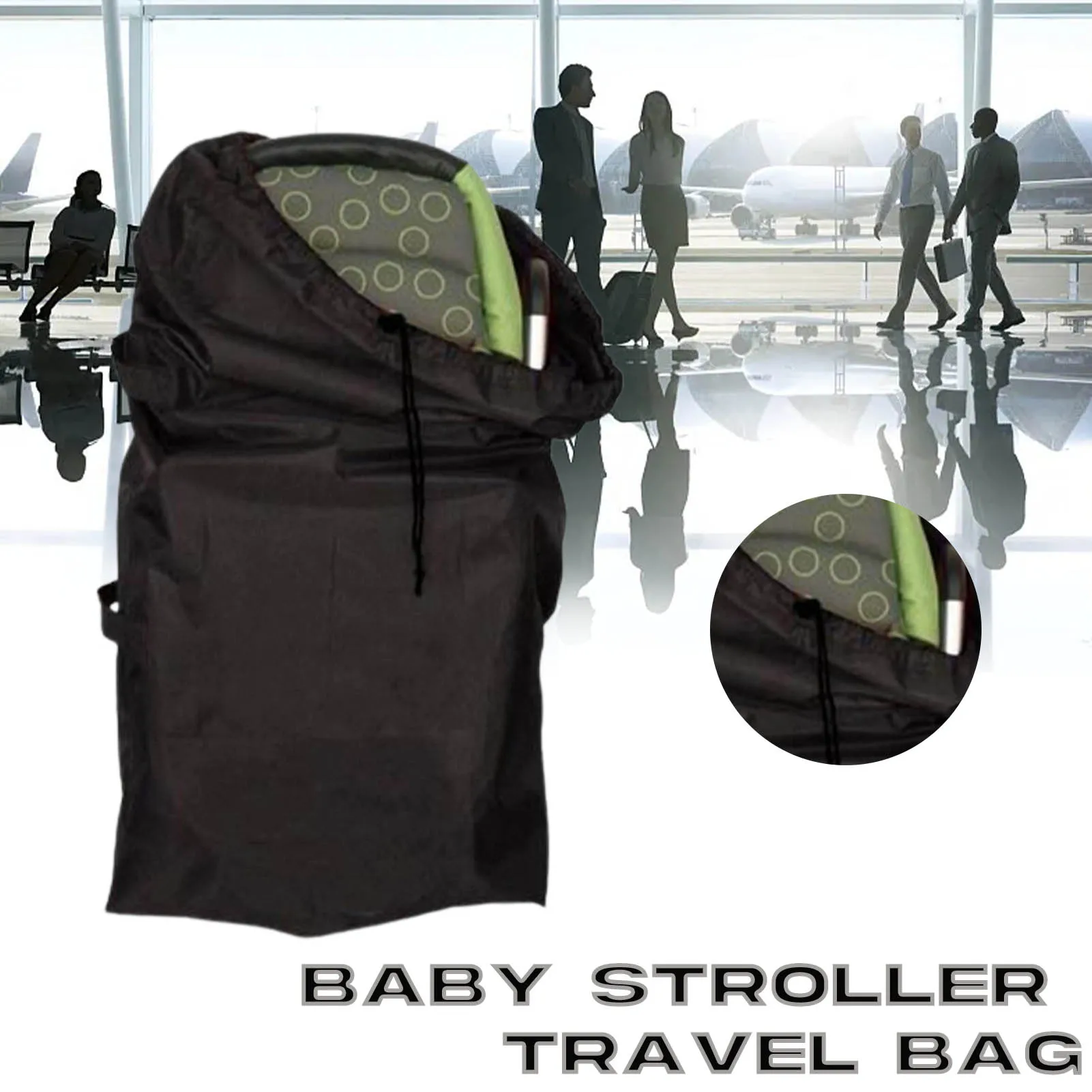 Baby Stroller Carrying Storage Bag with Sturdy and Strong Oxford Material Essential Tool for Your Family FOU99