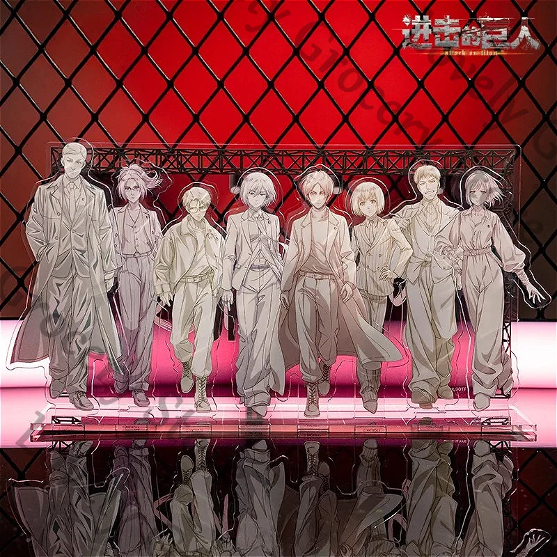 

Genuine Anime Levi Ackerman Attack on Titan Jean Kirstein Erwin Smith Shingeki No Kyojin Cosplay Cartoon Acrylic Standing Sign