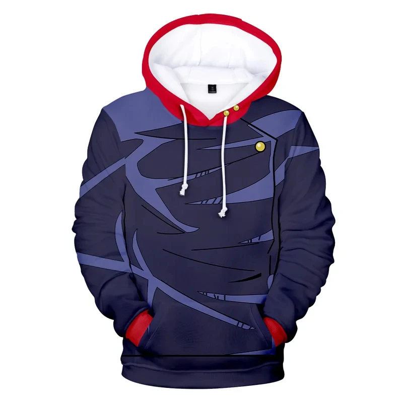 

2026 Fashion 3D Printed Anime Pattern men's Hooded Pullover Casual Loose New Design Harajuku Top Street Minimalist men's Hoodies
