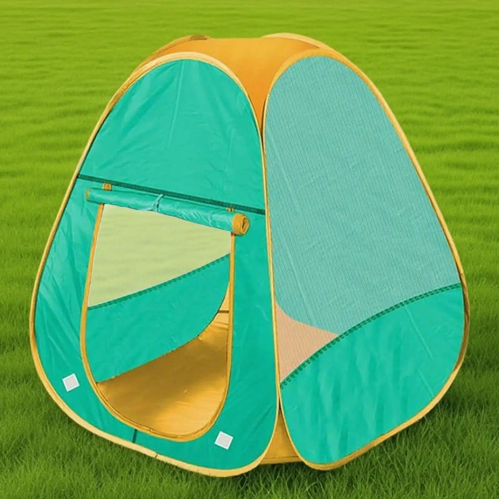 Tente de jeu pour enfants, tente de jeu intérieure et extérieure pop-up pour 2 à 3 enfants, coin sensoriel pliable en maille pour jardin, plage, chambre à coucher