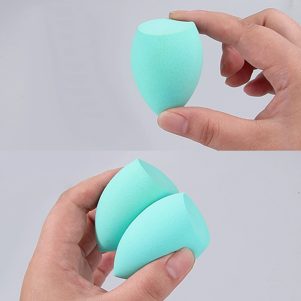 30PCS grote make-upspons, schoonheidsei, superzacht, droog en nat dual-purpose, geen poeder plakken, gezichtsmake-up tool voor beginners