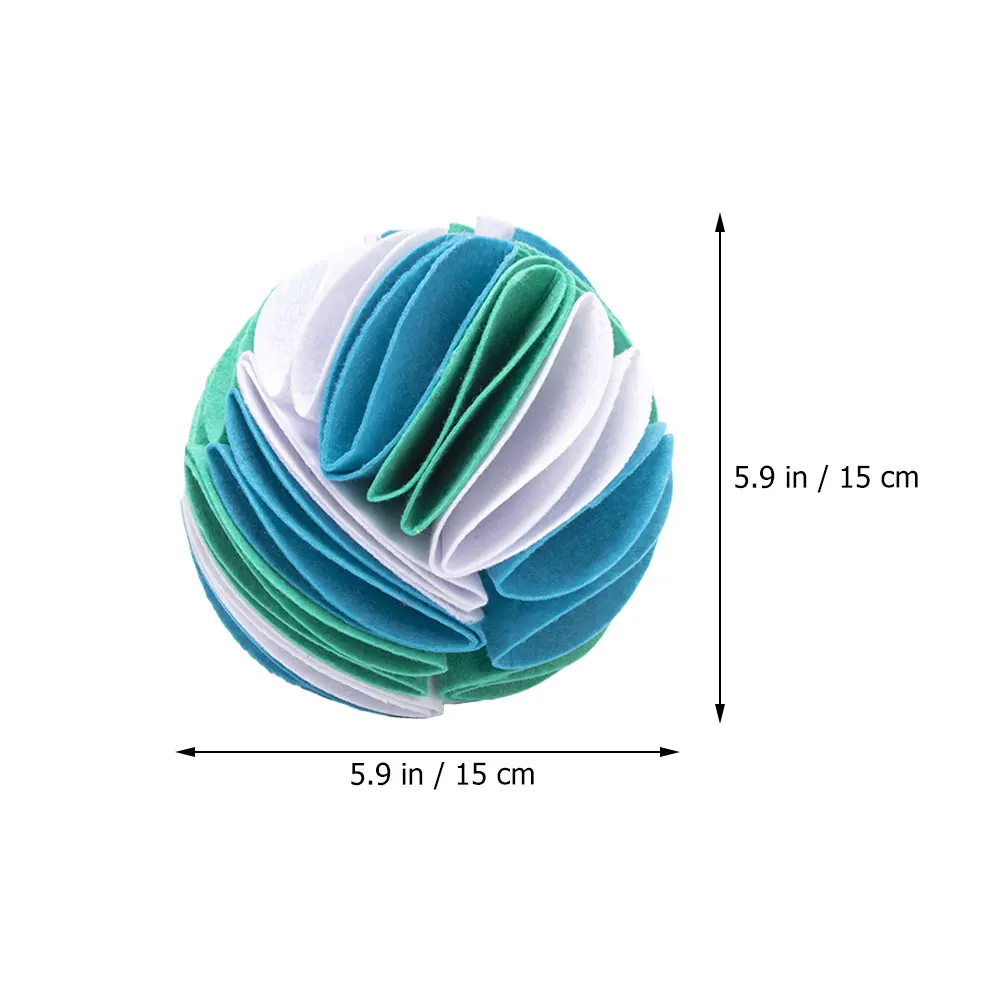 

Dog Sniffing Training Interactive Plaything Feeding Slow Eating Ball Durable Material Mental Stimulation Leak Food Sniffing