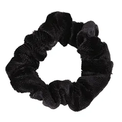 Confezione da 10 fasce per capelli elastici per capelli in velluto nero Scrunchie per capelli