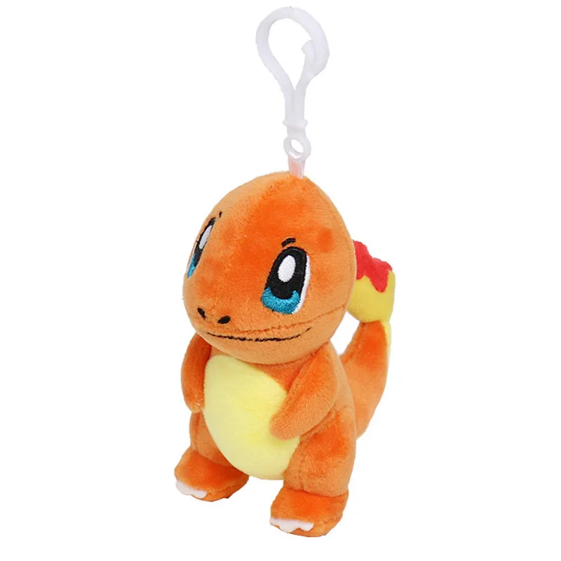 Pokemon doll Gengar Squirtle Bulbasaur Charmander Psyduck Eevee Dragonite Snorlax Lovely Backpack Decorative Pendant Keychain