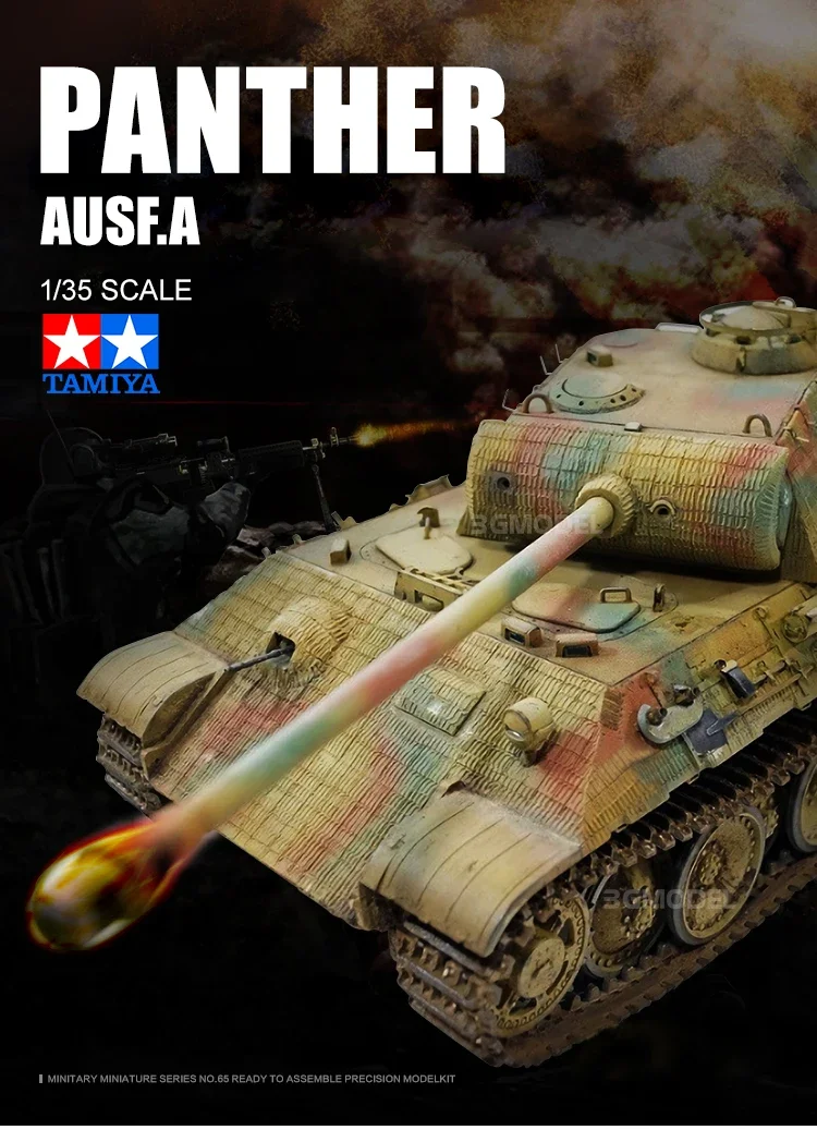 Tamiya Geassembleerde Tankmodelkit 35065 Panzerkampfwagen V Panter Sd. Kfz.171 Ausf.A 1/35