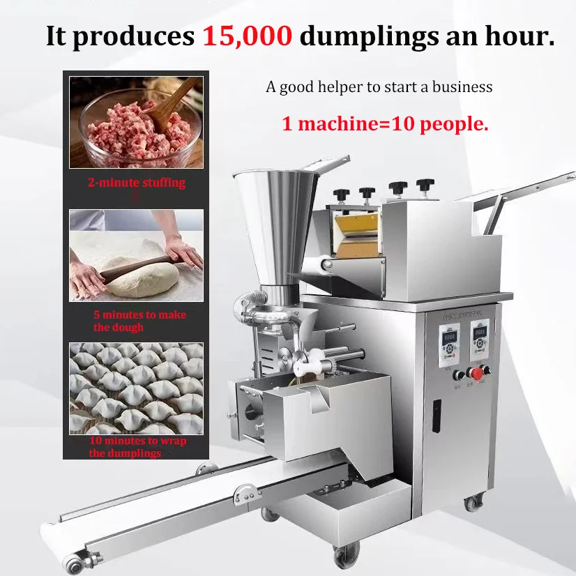 Restaurant Compact Portable Fully Automatic Samosa Chinese Dumpling Machine