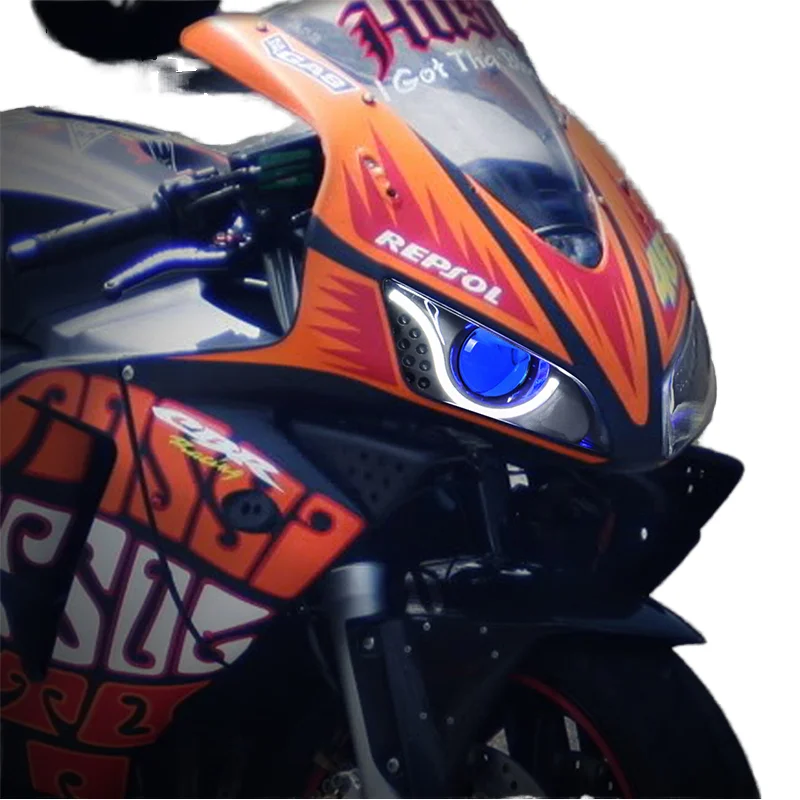 CBR1000RR 2004-2007 LED Optical Fiber Headlight Assembly New Condition 6000k Color Temperature Directly China Motorcycles