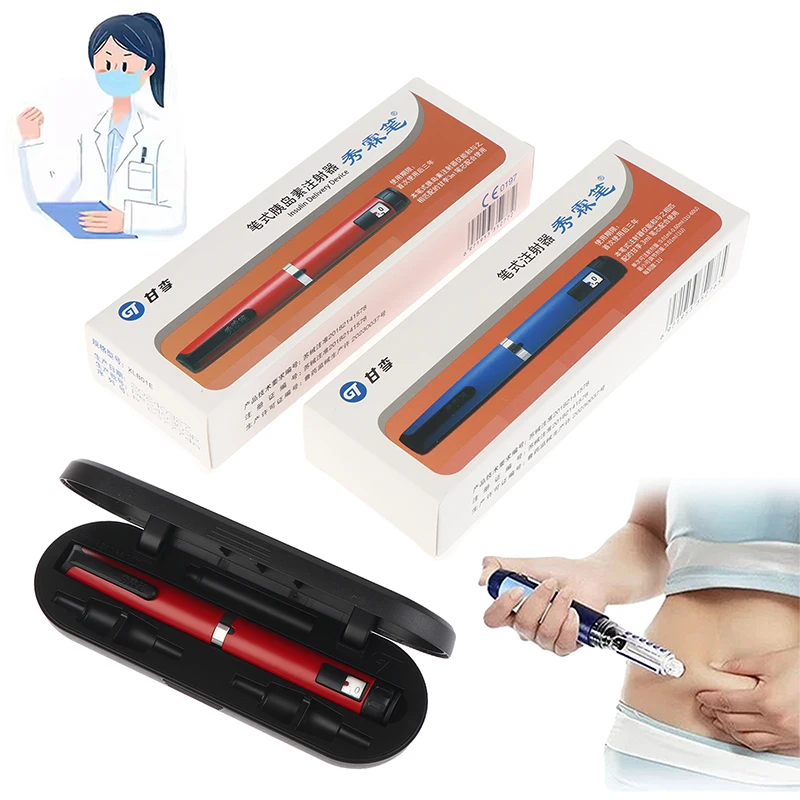 

3ML Insulin Injectable Pen for Diabetes Home Use Automatic Adjustable Pen for Quick Dosage and Easy Operation