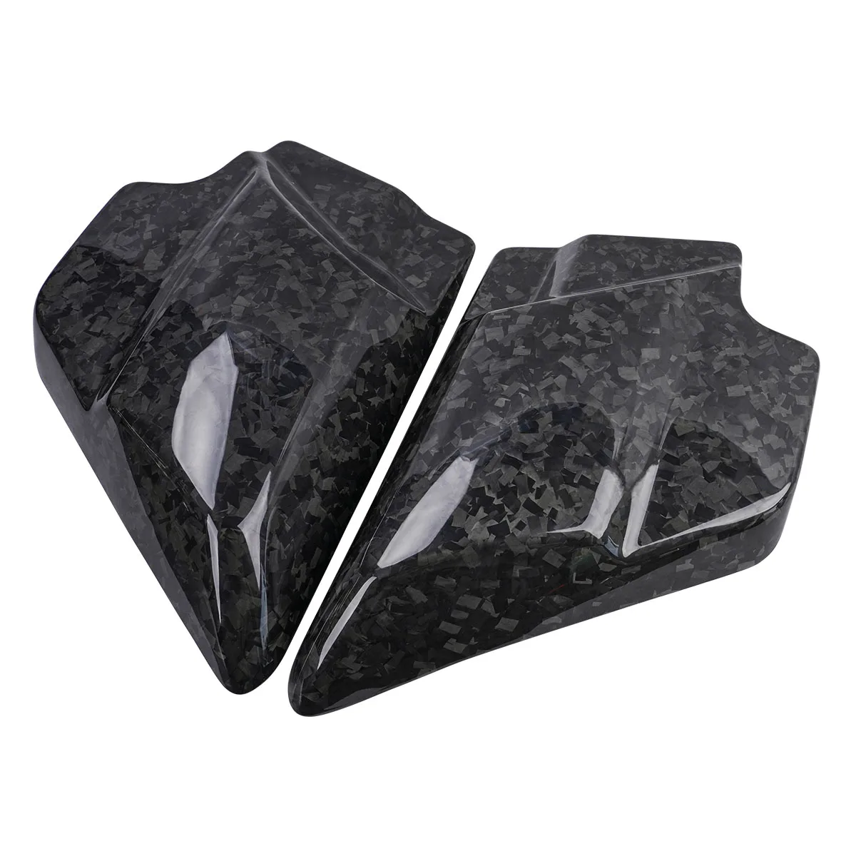 Motorcycle Accessories Motorcycle Side Cover Forged Glossy Carbon Fiber Black Fit for Harley Touring 2014-2023