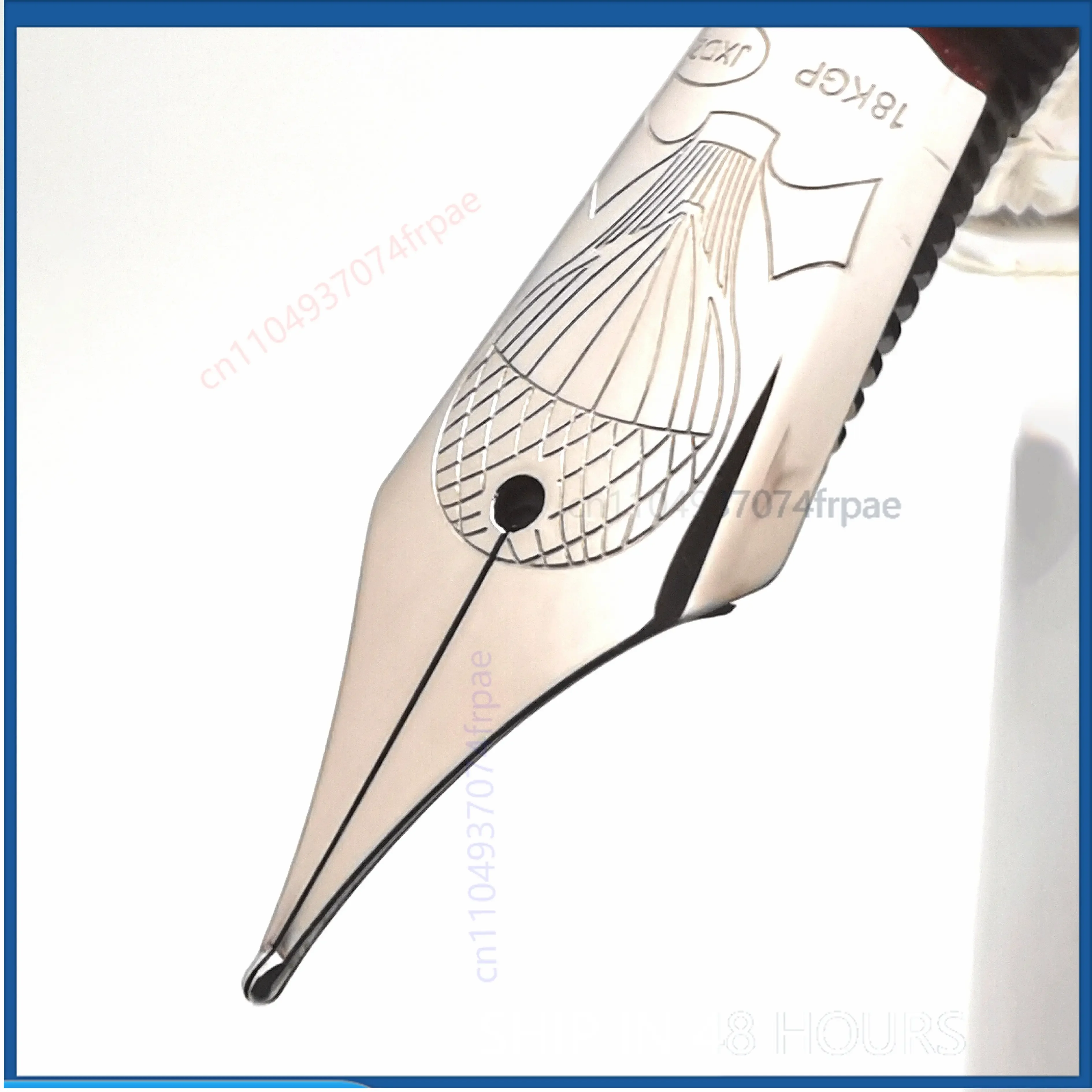 Molust Custom Soft Fountain Pen Tip Engraved Hourglass Balloon Windmill Dragon Blade Grind Hard Pen Calligraphy Hobby Accessory