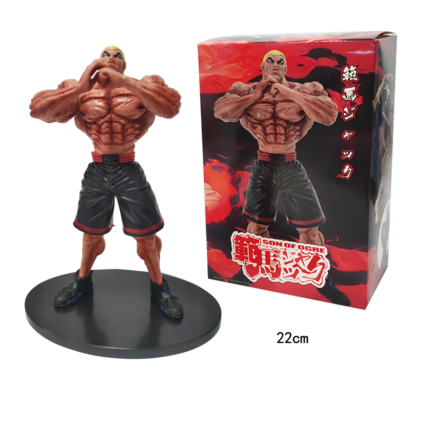 Baki the Grappler hanma baki Hanma Yujirō Hanayama Kaoru Jack Hanma Action Figure Model Collection Toys 22CM