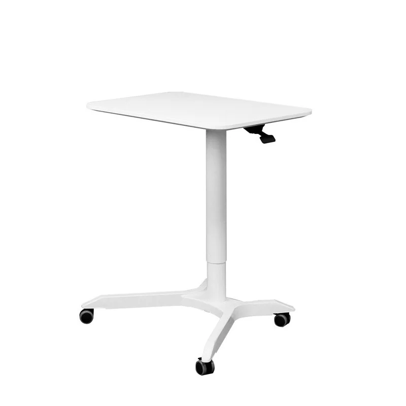 

Height adjustable Pneumatic lifting study table Desktop can be flipped and tilted Computer mobile desk