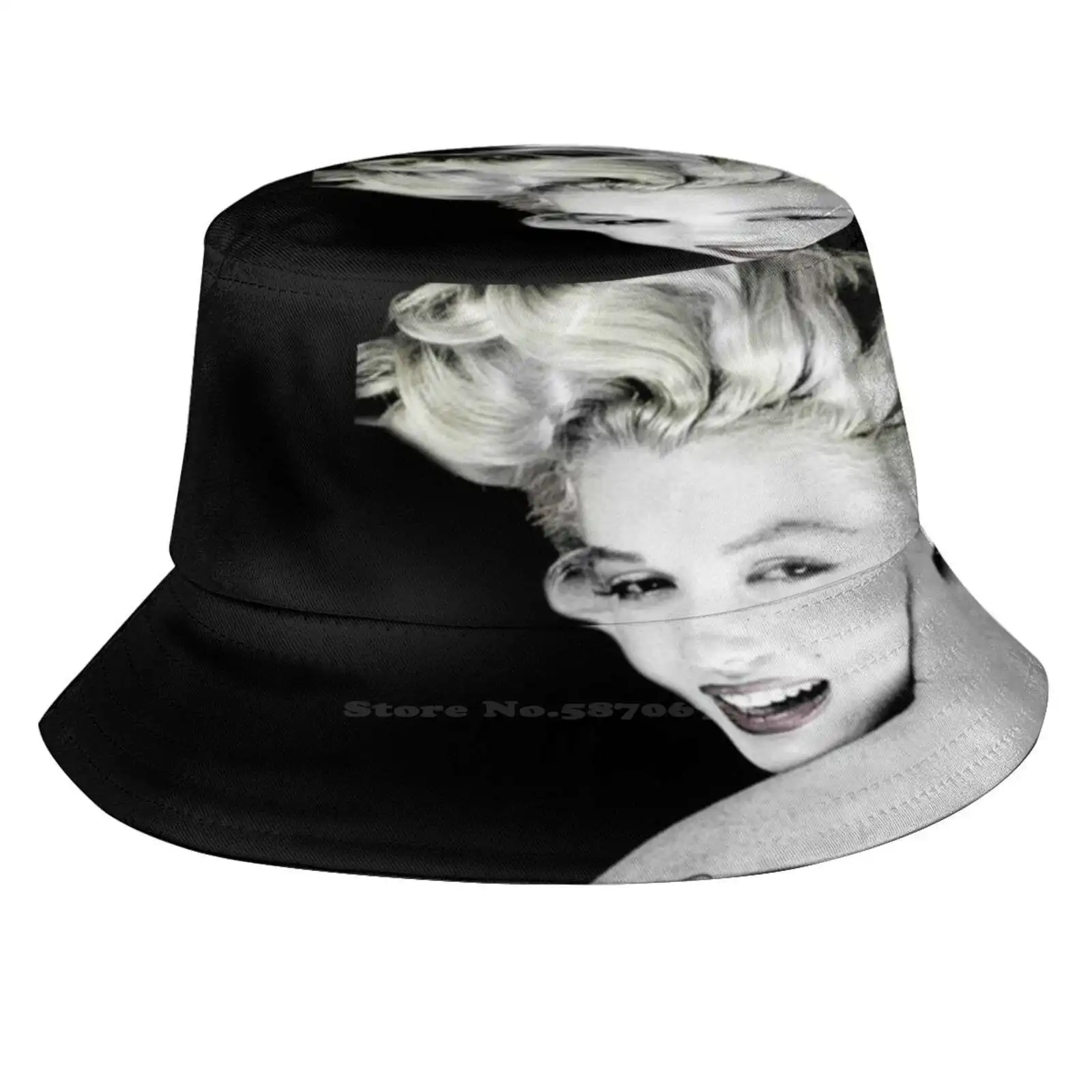 Marilyn Monroe' The First American Goddess Korean Caps Funny Beach Bucket Hats Marilyn Monroe With Signature Icon Iconic