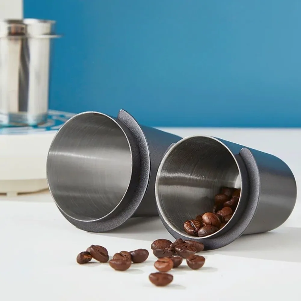 1PCS 51mm Coffee Dosing Cup 304 Stainless Steel Sniffing Cup For Espresso Portafilter Weighing Grounds-Barista Tool
