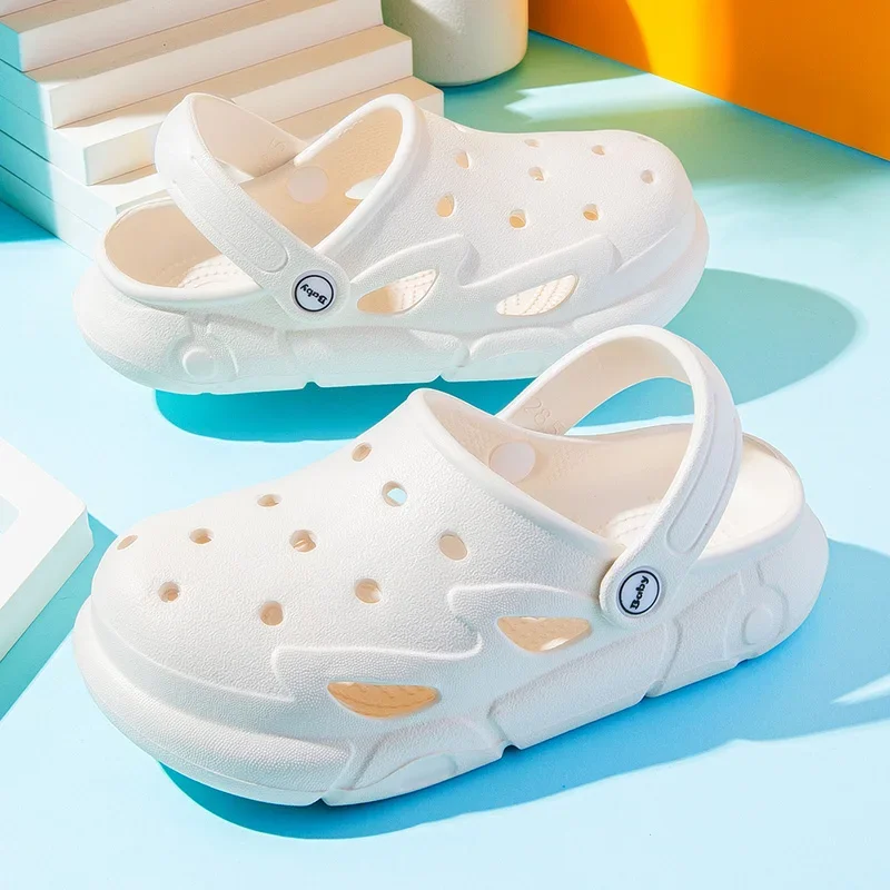 Crianças sandálias menino meninas tamancos verão leve praia sapatos de água eva antiderrapante unisex crianças chinelo sandálias para menino menina