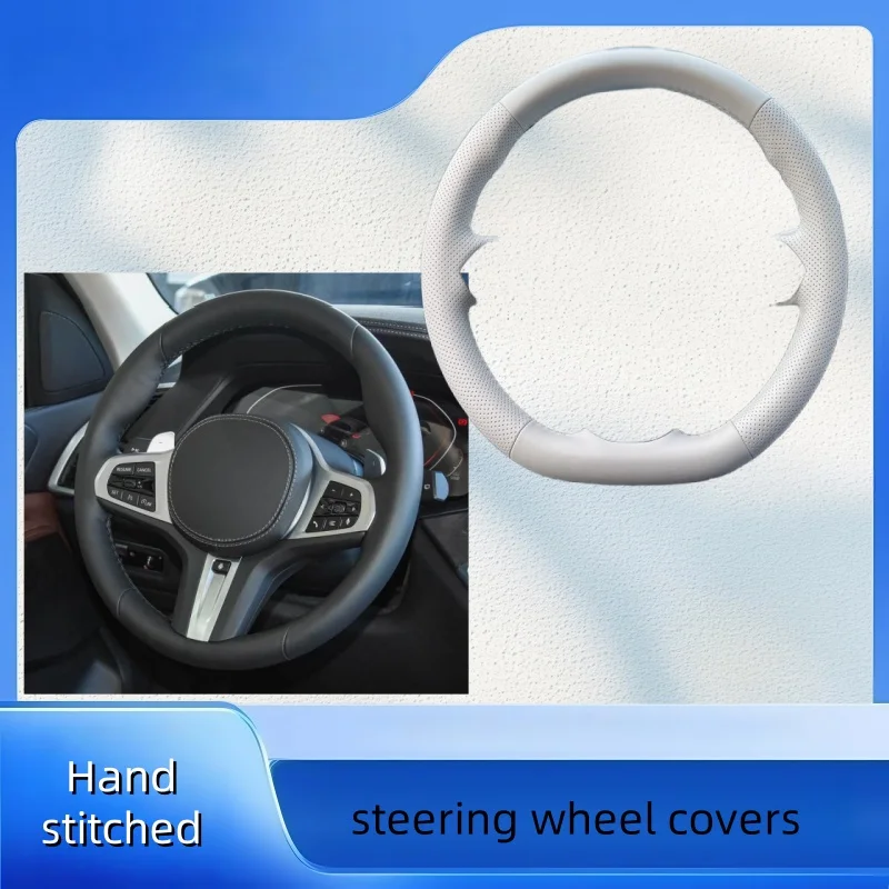 

DIY Hand-stitched Microfiber Leather Car Steering Wheel Cover For BMW M Sport G30 G31 G32 G20 G21 G11 G12 G14 G15 G16 X3 G01 X4