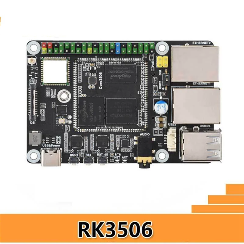 A29F-For Luckfox Lyra Pi A RK3506 Linux Board Support MIPI/DSI Display EMMC-8GB 512MB DDR3L No WIFI Included
