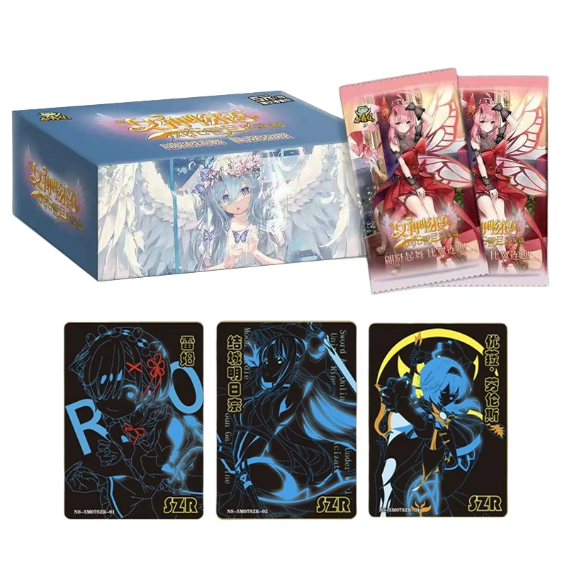 New Goddesses Stories Cards Anime Girl Feast Sailor Moon Booster Box Tcg Game Card Kids Table Toys Family Birthday Gift