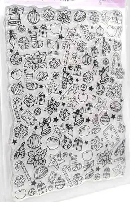 Christmas Clear Stamp  For DIY Scrapbooking Seal Card Making A5102