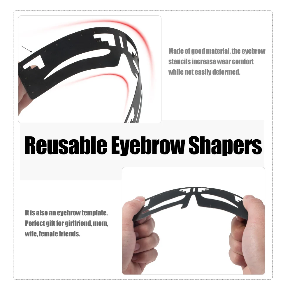 Modèle de sourcils féminin, dispositif d'assistance au maquillage, cadeau pratique pour petite amie, maman, femme, amies