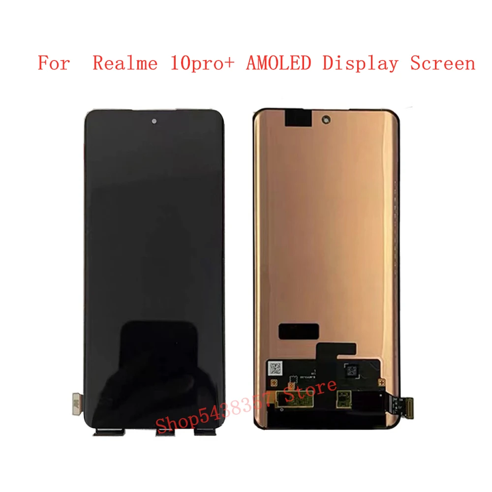 

AMOLED 6.7'' Original For OPPO Realme 10 Pro Plus RMX3687 RMX3686/Realme 10 Pro+ LCD Display Touch Screen Digitizer Assembly