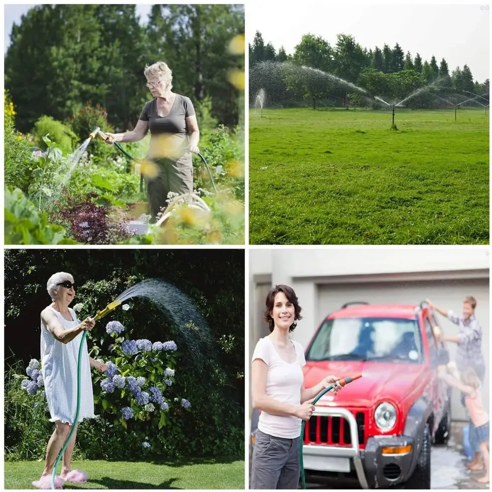 

4 Independent Switches Garden Hose Splitter Tap Connector Splitter Design Hose Connector Splitter Robust Valve Durable Material