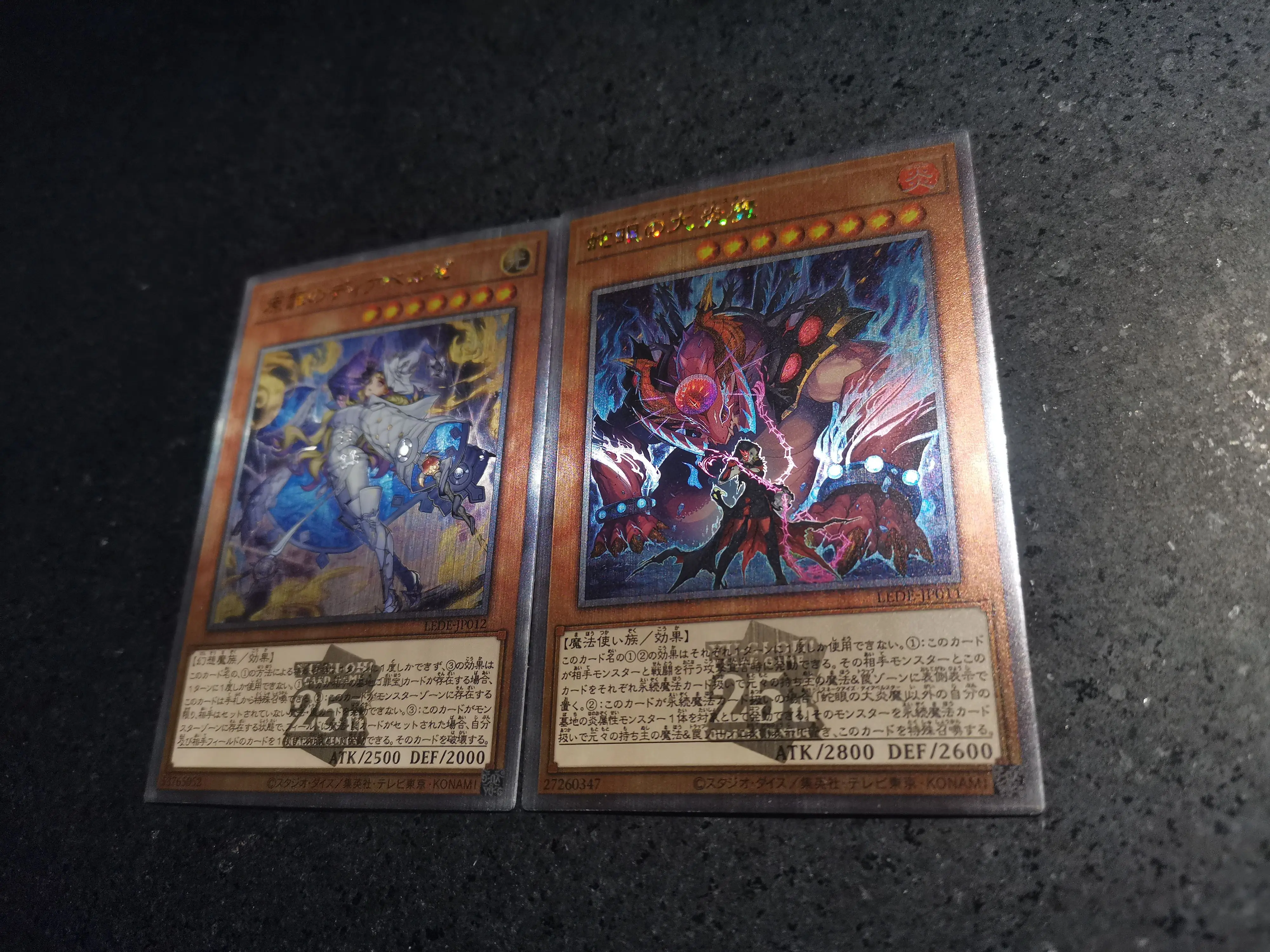 Yu-Gi-Oh! Diy Card cartoon character Diabellze the Original Sin keeper Diabellstar Collectible card toy Christmas birthday gift