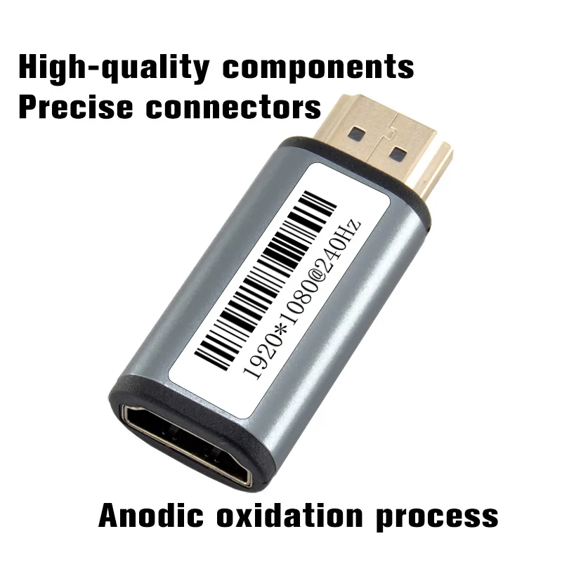 DP DVI VGA HDMI EDID Emulator Adapter Dummy Plug Virtual Display for Extender/KVM Switch/AV Receiver/Video Splitters/VR