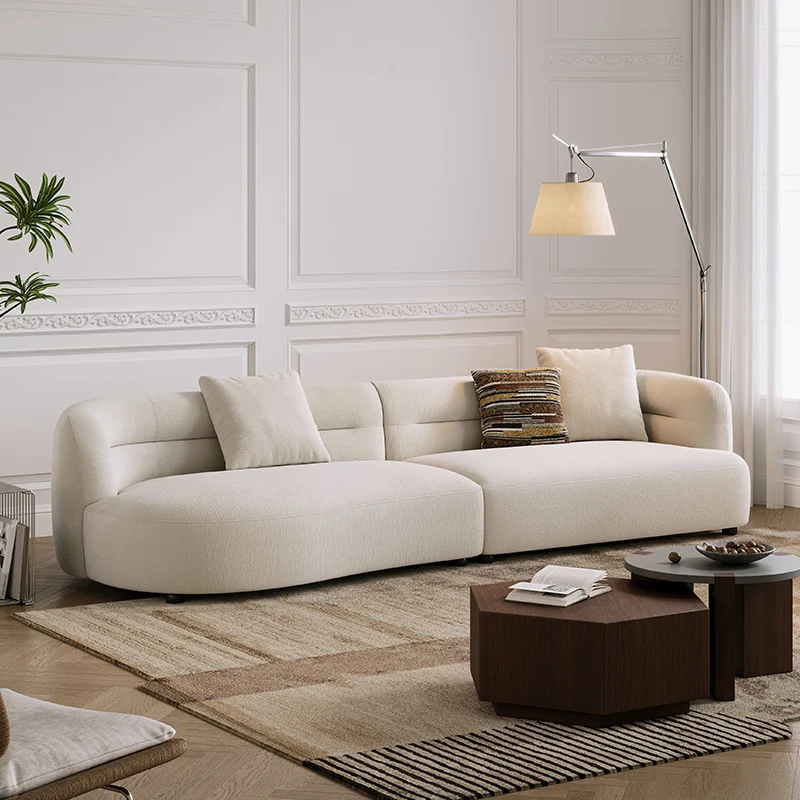 -pp Modern Living Room Furniture Luxury High-End Chenille Fabric Sofa Set Solid Wood Frame Custom Multi-color Couch