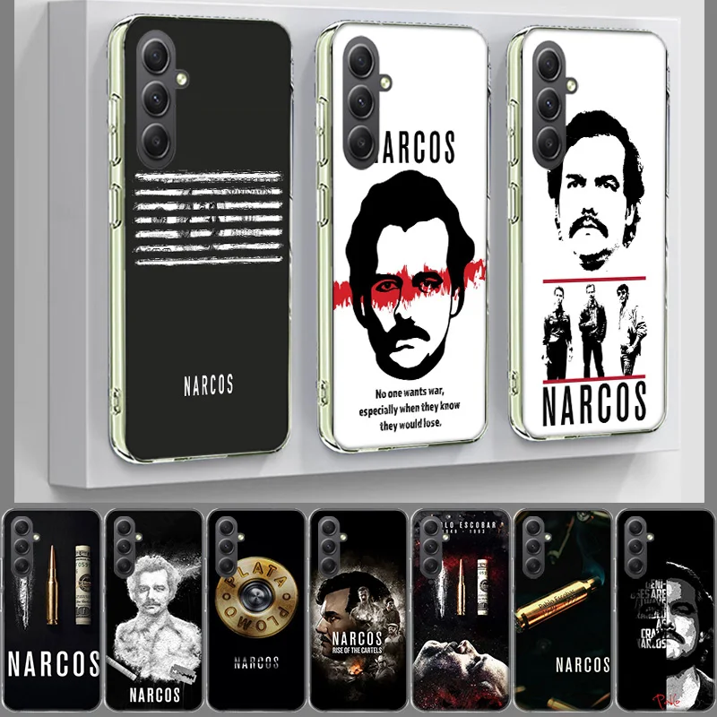 Narcos TV Series Pablo Escobar Cover Phone For Samsung Galaxy A70 A50 A40 A30 A20E A10 A71 A51 A41 A31 A21S A11 A9 A8 A6 Plus A7