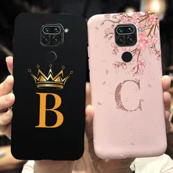 For Xiaomi Redmi Note 9 Case Redmi Note 9 Pro Max Cover Lovely Letters Painted Shockproof Bumper For Xiomi Redmi Note9 Pro Funda